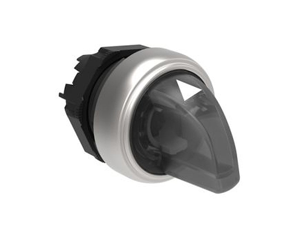 Lovato LPCSL13 Series 3 Position Illuminated Selector Switch Head, 22 mm Cutout, White Handle, IP66