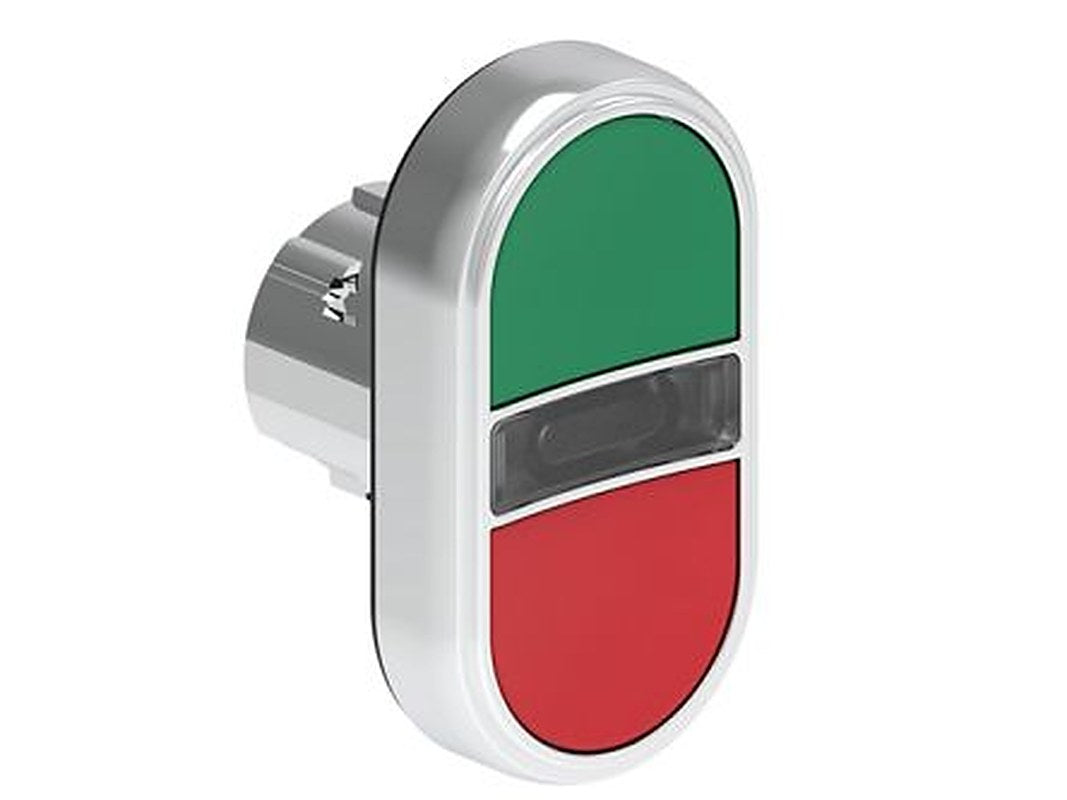Lovato Platinum Series Red, Green Spring Return Push Button Switch, 22 mm Cutout, IP67, IP69K, IP66
