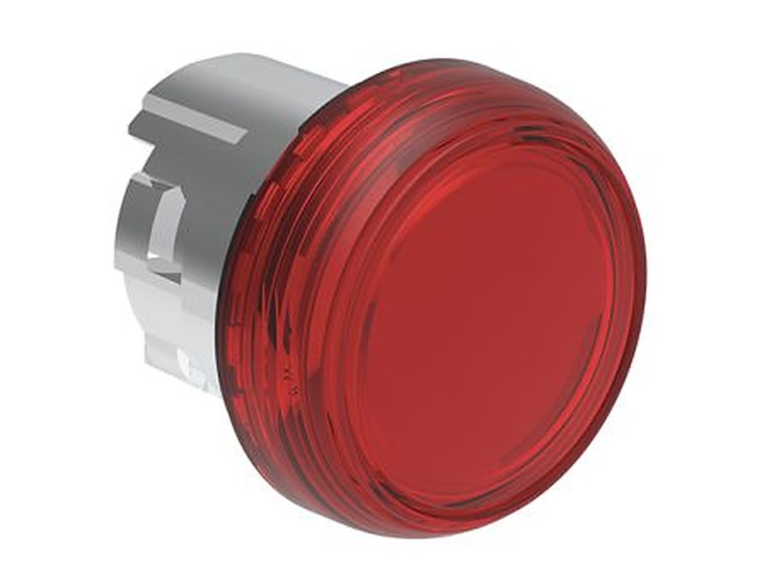 Lovato Platinum Series Red Push Button Head, 29.5 mm Cutout, IP66, IP67, IP69K