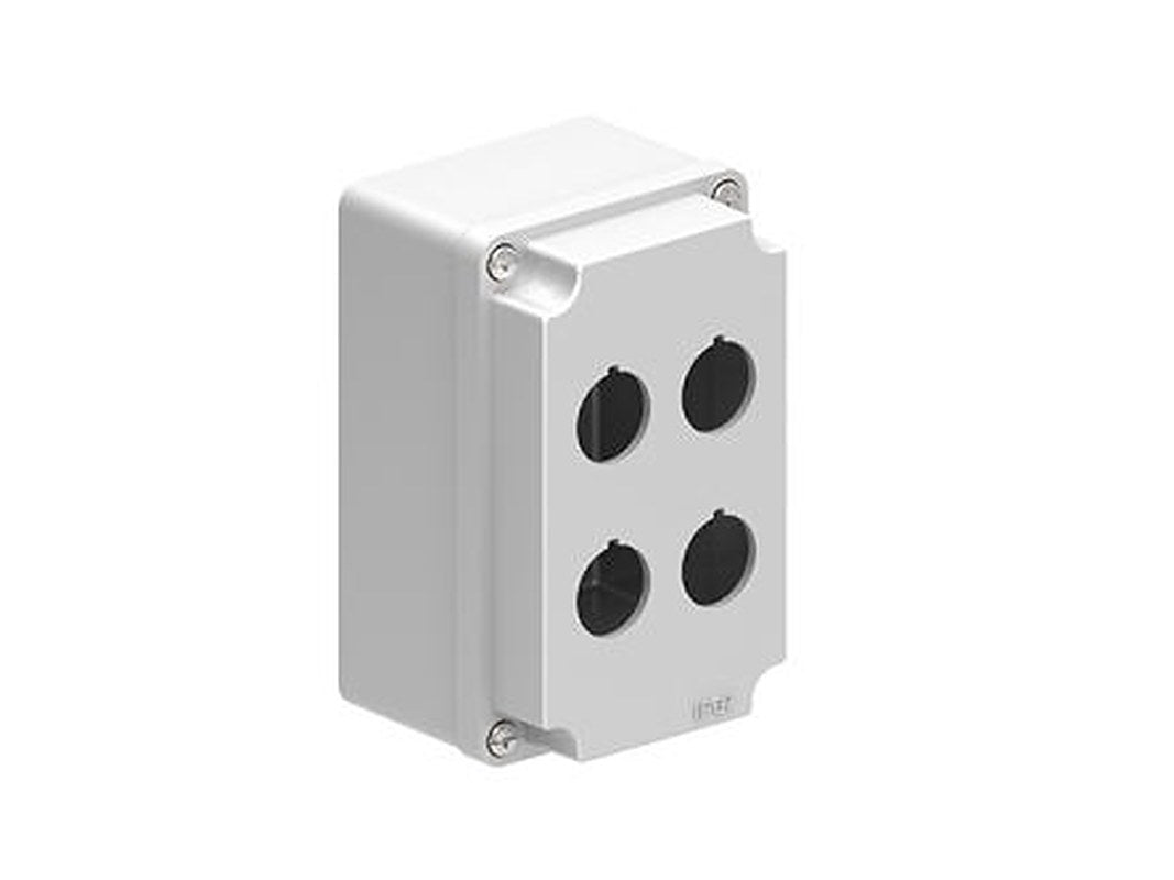 Lovato Grey Metal LPZM Enclosure - 4 Hole 22 mm Diameter