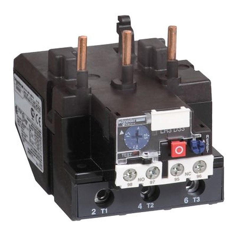 Schneider Electric, TeSyS LR Thermal Overload Relay 1 NO/1 NC, 104A, 80 A F.L.C, 5A Contact Rating