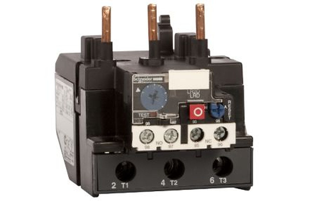 Schneider Electric, TeSyS LR Overload Relay 1 NO/1 NC, 30A, 38 A Contact Rating, 18.5 kW 3