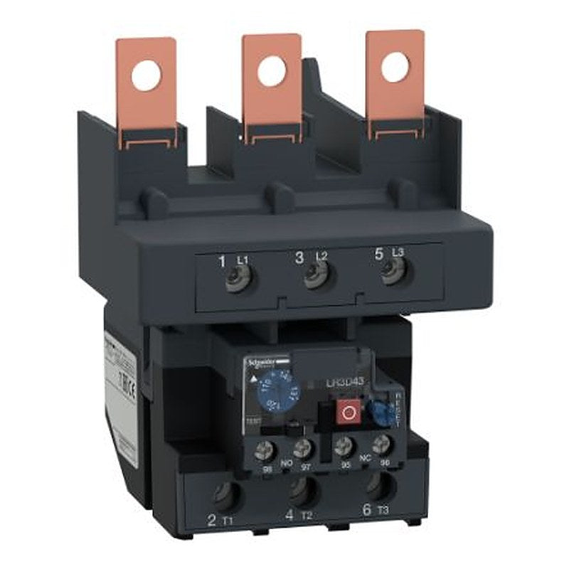 Schneider Electric, TeSyS LR Thermal Overload Relay 1 NO/1 NC, 110A, 140 A F.L.C, 5A Contact Rating