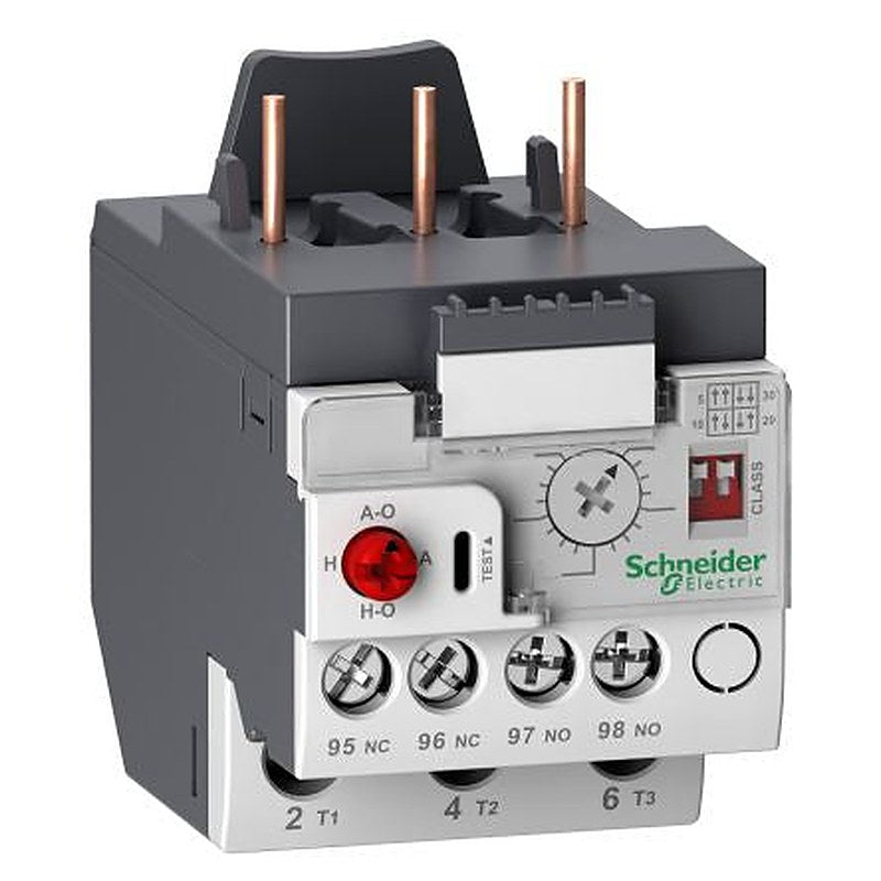 Schneider Electric, LR9D Thermal Overload Relay 1 NO/1 NC, 1.6A, 8 A Contact Rating, 300 mW, 690V 3