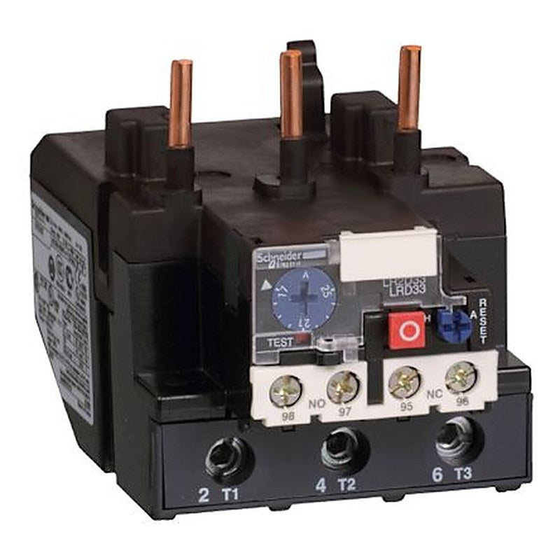 Schneider Electric, LRD Overload Relay 1 NO/1 NC, 17A, 25 A F.L.C, 25A Contact Rating