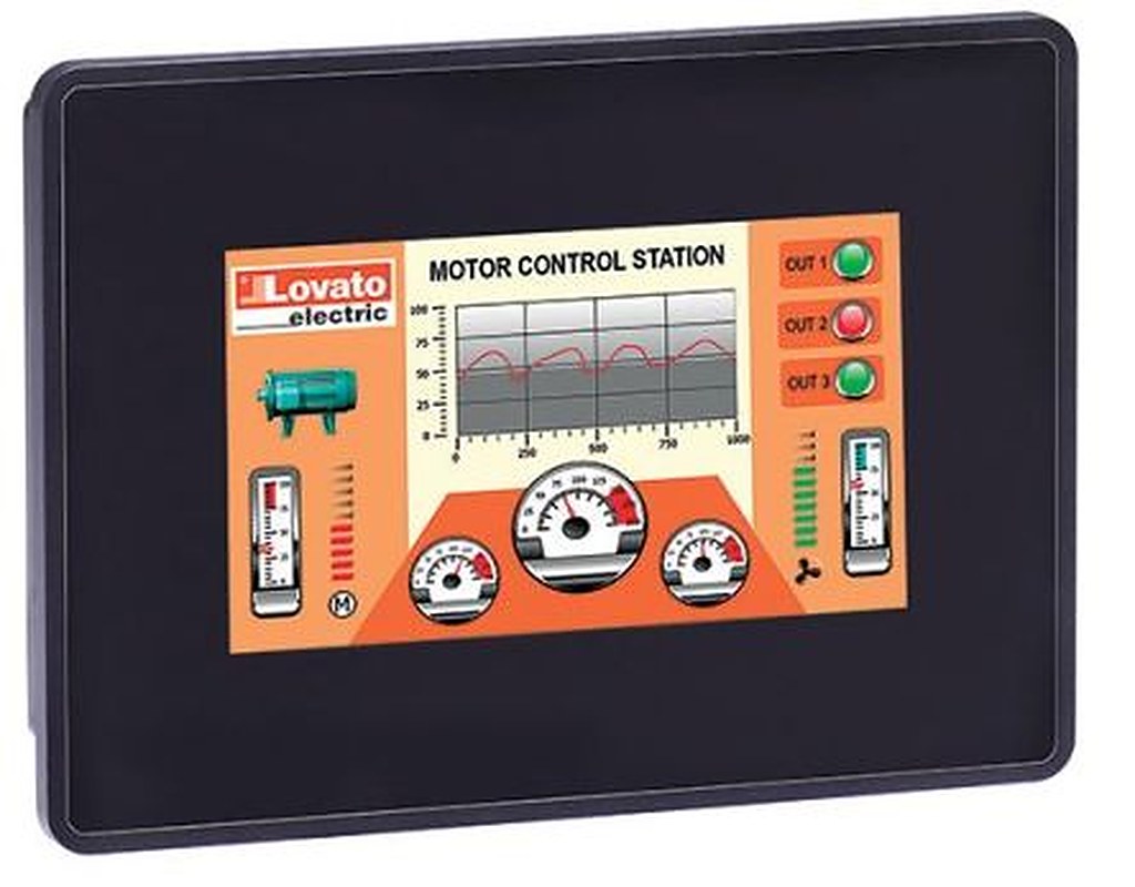 Lovato LRHA Series HMI Panel - 4.3 in, TFT Display, 480 x 272 pixel