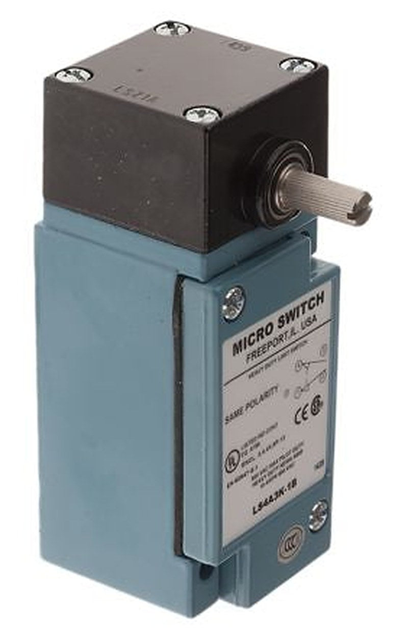 Honeywell HDLS Series Rotary Head Limit Switch, SPDT, IP67, Die Cast Zinc Epoxy Coated Housing, 240V ac, 10A