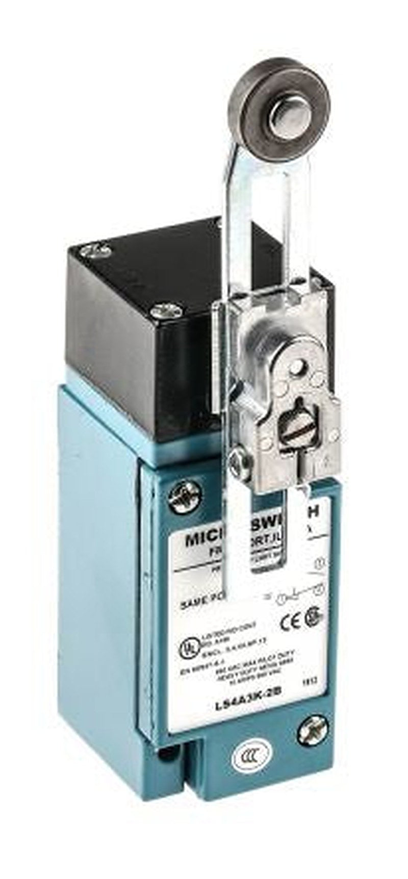 Honeywell HDLS Series Adjustable Roller Lever Limit Switch, SPDT, IP67, Die Cast Zinc Epoxy Coated Housing, 240V ac, 10A