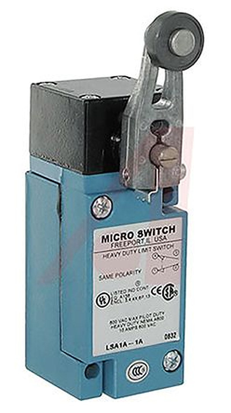 Honeywell HDLS Series Roller Lever Limit Switch, SPDT, IP65, IP66, IP67, Die Cast Zinc Housing, 600V ac, 10A