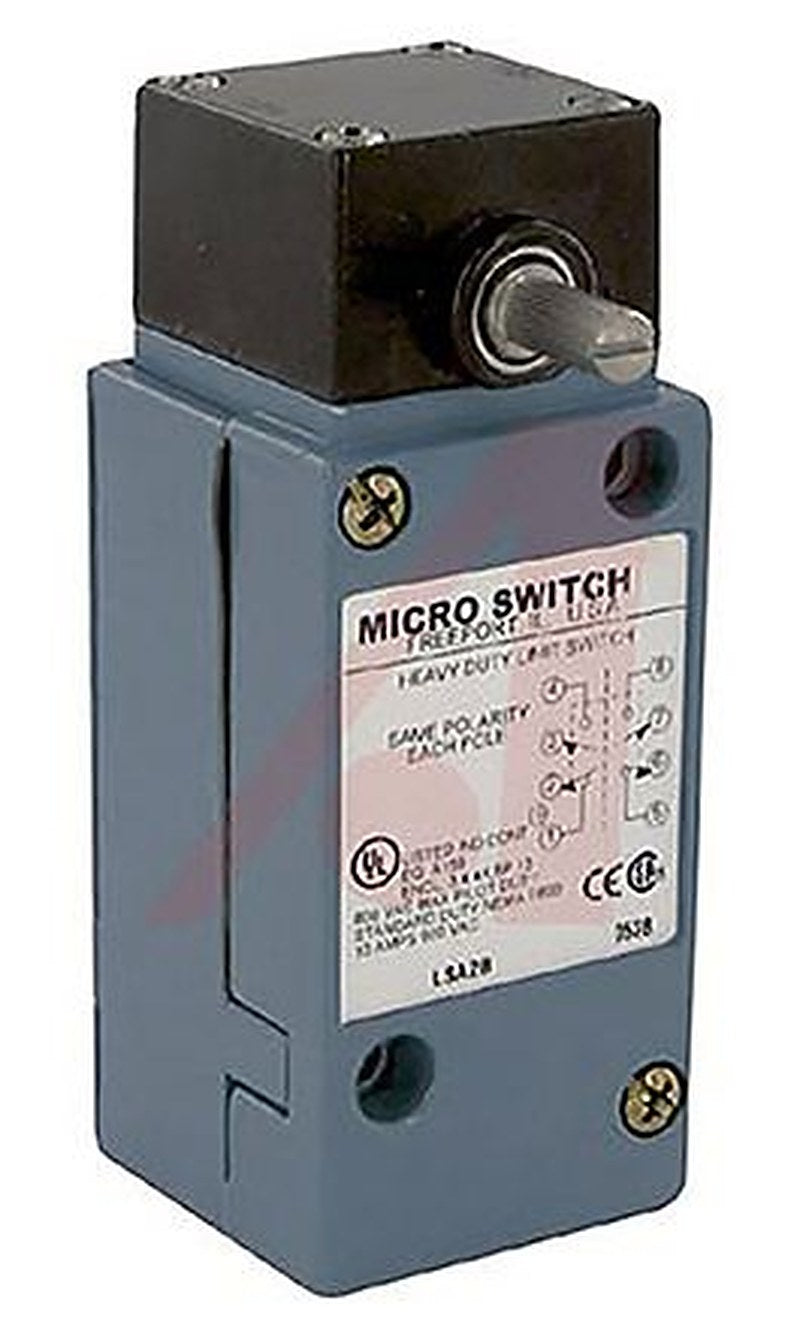 Honeywell HDLS Series Side Rotary Limit Switch, DPDT, IP65, IP66, IP67, Die Cast Zinc Housing, 600V ac