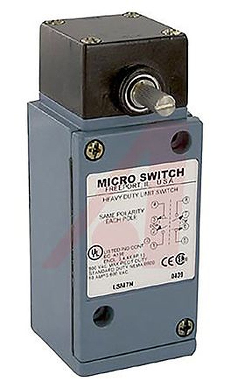 Honeywell HDLS Series Side Rotary Limit Switch, DPDT, IP65, IP67, IP66, Die Cast Zinc Housing, 600V ac, 10A