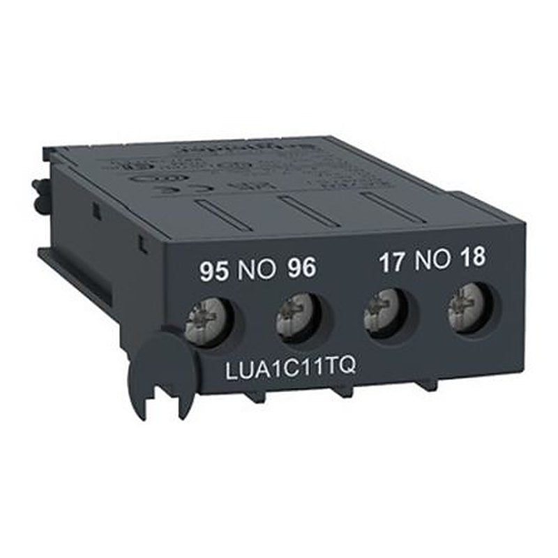Schneider Electric Auxiliary Contact, 2 Contact, 1 NO/1 NC, LUA1, 250V, LUA1C11TQ