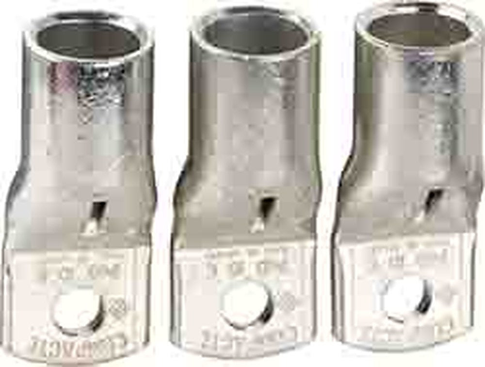 Schneider Electric, ComPacT NSX Uninsulated Ring Terminal 4 AWG Wire Size, Silver
