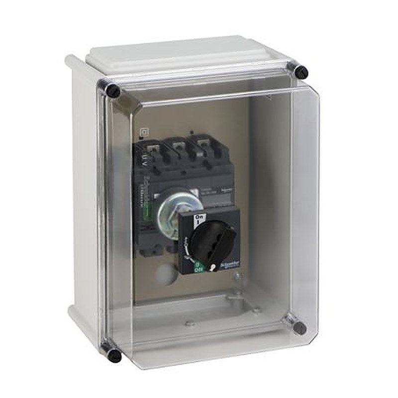 Schneider Electric LV43 Series Black Polyester Enclosure, IP55, IK08 720 mm, 360 mm, 360 mm