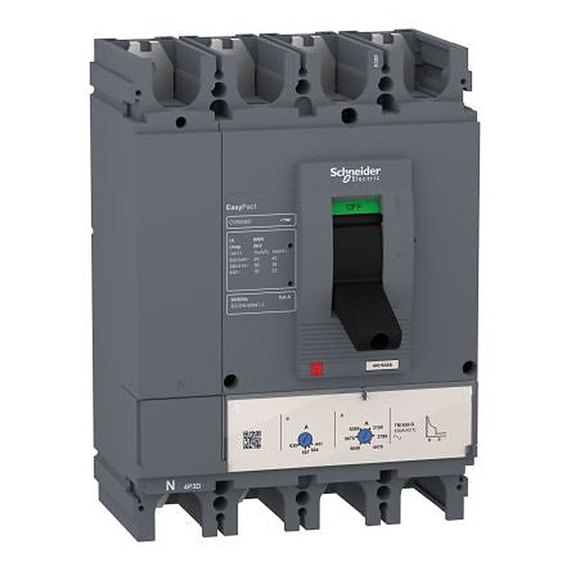 Schneider Electric EasyPact Easypact Electronic Circuit Breaker 600A 440V, Plug-in