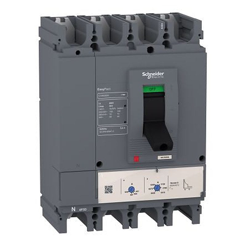 Schneider Electric EasyPact Electronic Circuit Breaker 500A, Fixed