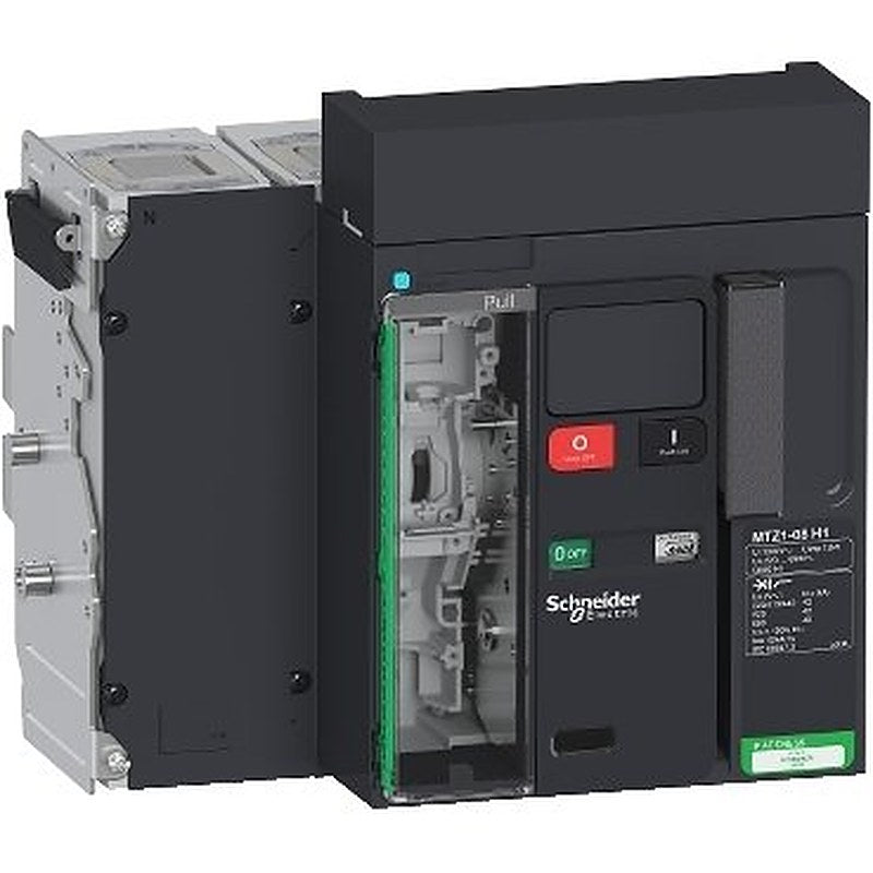 Circuit breaker frame, MasterPact MTZ1 08H1 drawout for MicroLogic X, 800A, 42kA/415VAC (Icu), 4P (Circuit breaker frame MasterPact MTZ1 08H1 drawout for MicroLogic X) is a Schneider Electric product. Designed for reliable performance and long service life. Available across Iraq — contact us for pricing and delivery options.