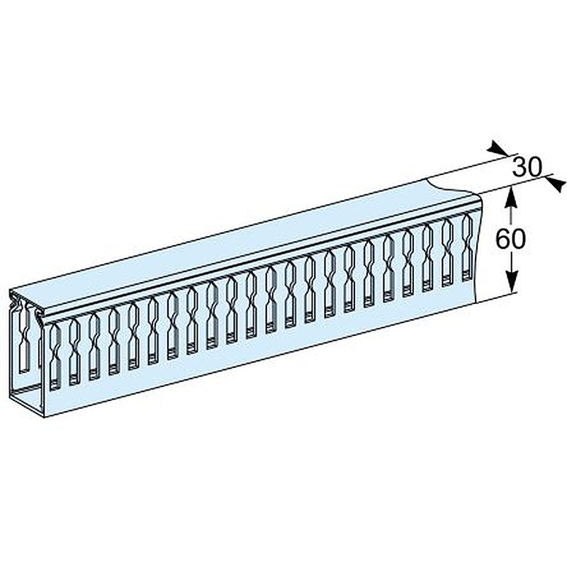 Schneider Electric PrismaSeT G Series Plastic Cable Trunking for Use with PrismaSeT PrismaSeT P Cubicle, PrismaSeT