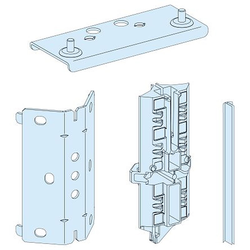 Schneider Electric PrismaSeT G Series Steel Accessory Kit for Use with IP30 Enclosure, IP31 Enclosure, IP43 Enclosure,
