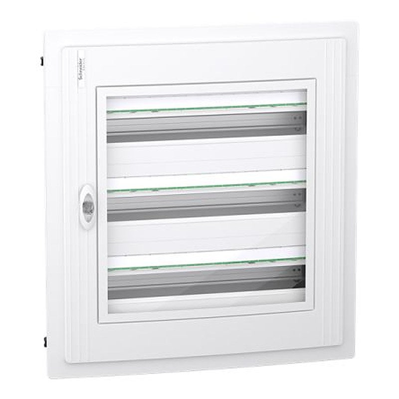 Schneider Electric PrismaSeT Series Metal, Plastic Enclosure, IP40 Transparent Door, 660 mm x 648 mm x 129 mm
