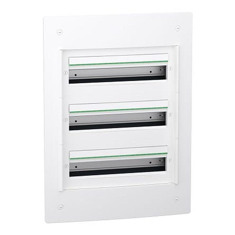 Schneider Electric White Plastic PrismaSeT XS Control Station Enclosure - 3 Hole