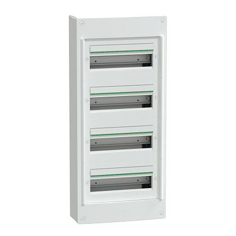 Schneider Electric White Plastic PrismaSeT XS Control Station Enclosure - 4 Hole