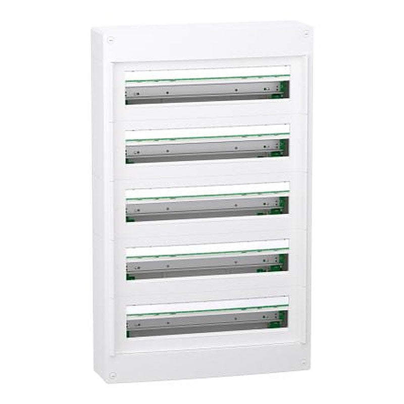 Schneider Electric White Plastic PrismaSeT XS Control Station Enclosure - 5 Hole