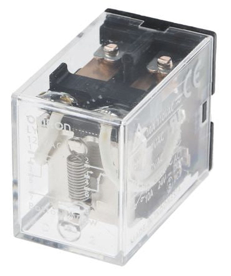 Omron Power Relay, 12V ac Coil, 10A Switching Current, DPDT