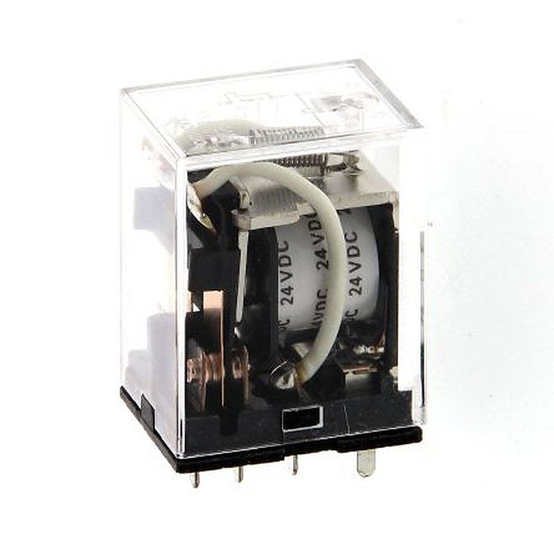 Omron Relay, 24V ac Coil, 10A Switching Current, DPDT