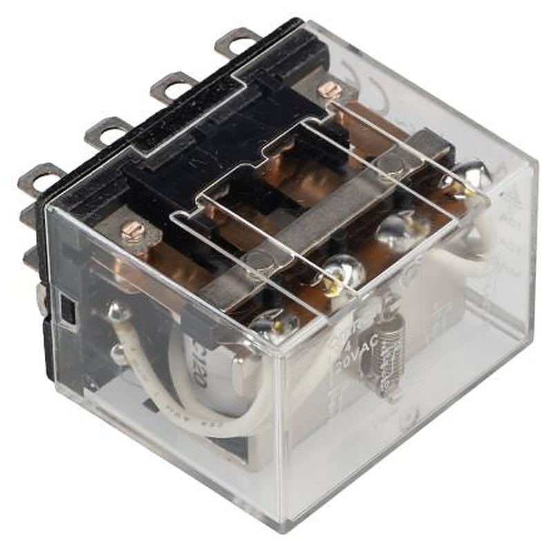 Omron Power Relay, 120V ac Coil, 10A Switching Current, 4PDT