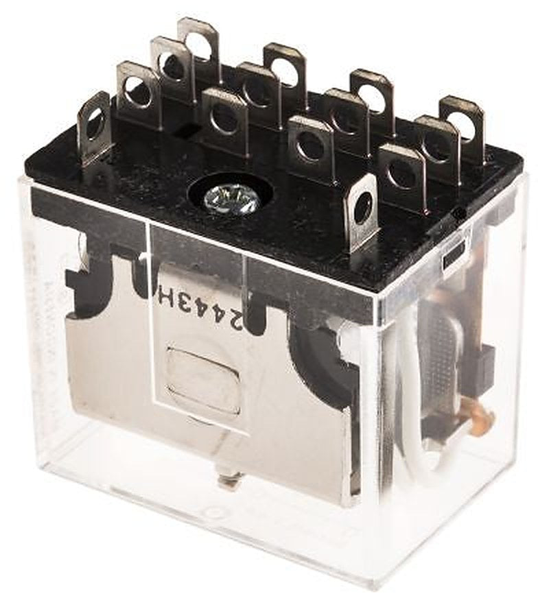 Omron Power Relay, 230V ac Coil, 10A Switching Current, 4PDT