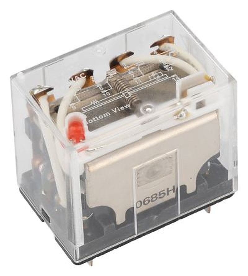 Omron Power Relay, 240V ac Coil, 10A Switching Current, 4PDT