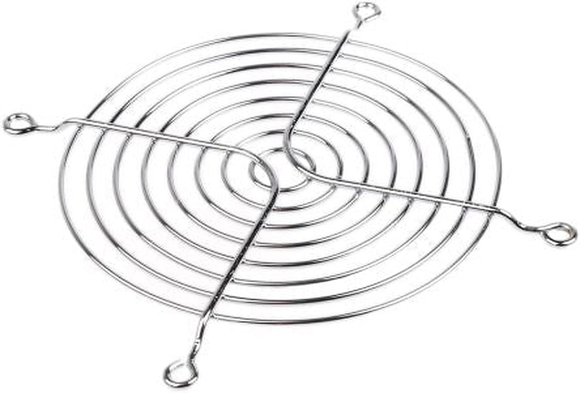 ebm-papst LZ30K Series Plated Steel Finger Guard for 120 mm Fans, 104.8 mm Hole Spacing 104.8 mm 104.8mm