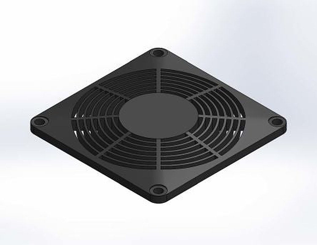 ebm-papst LZ32P Series Plastic Finger Guard for 80 mm Fans, 71.5 mm Hole Spacing 88 mm 88mm, 7 mm