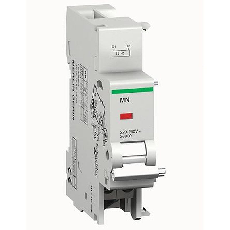 Schneider Electric 48V Undervoltage Release Circuit Trip for use with Multi 9 Series Circuit Breaker