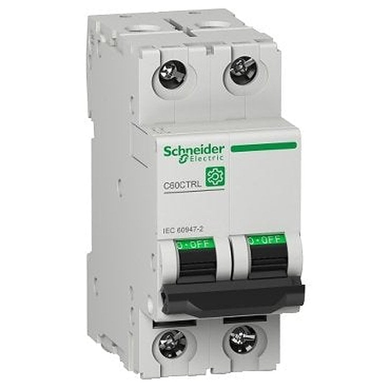 Miniature circuit breaker (MCB), Multi9 C60CTRL, 2P, 3A, C curve, 100kA (IEC/EN 60947-2) (Miniature circuit breaker (MCB) Multi9 C60CTRL) is a Schneider Electric product. Designed for reliable performance and long service life. Available across Iraq — contact us for pricing and delivery options.