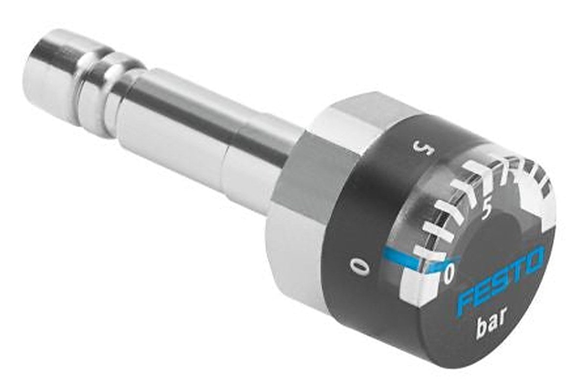 Festo QS-6 Pneumatic Pressure Gauge, 15 mm, 10 bar