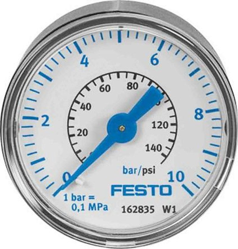 Festo G 1/4 Threaded Pressure Gauge, 50 mm, 10 bar