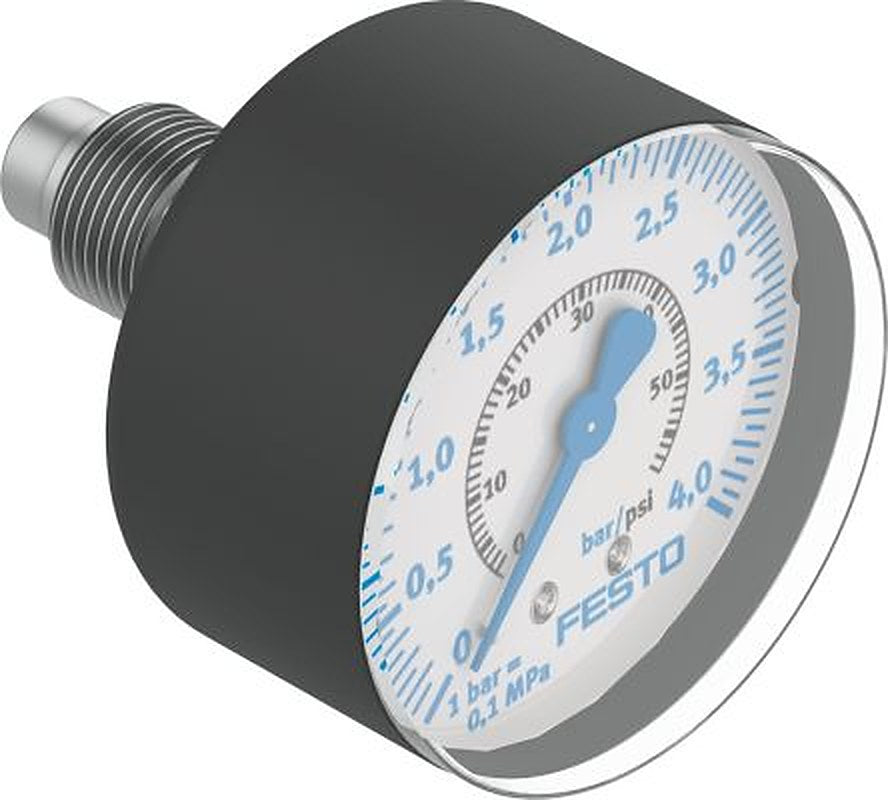 Festo R 1/8 Threaded Pressure Gauge, 40 mm, 4 bar