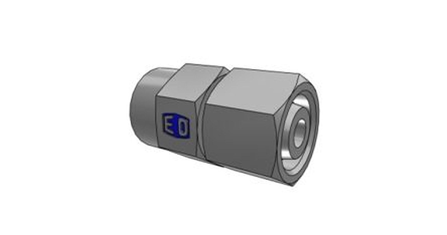 Parker MAVE10LR71 Hydraulic Fitting Male Metric, Stainless Steel