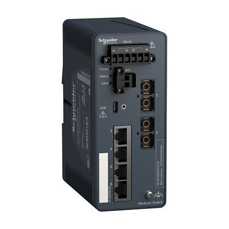 Schneider Electric MCSESM063F2CS0 Managed 6 Port Network Switch