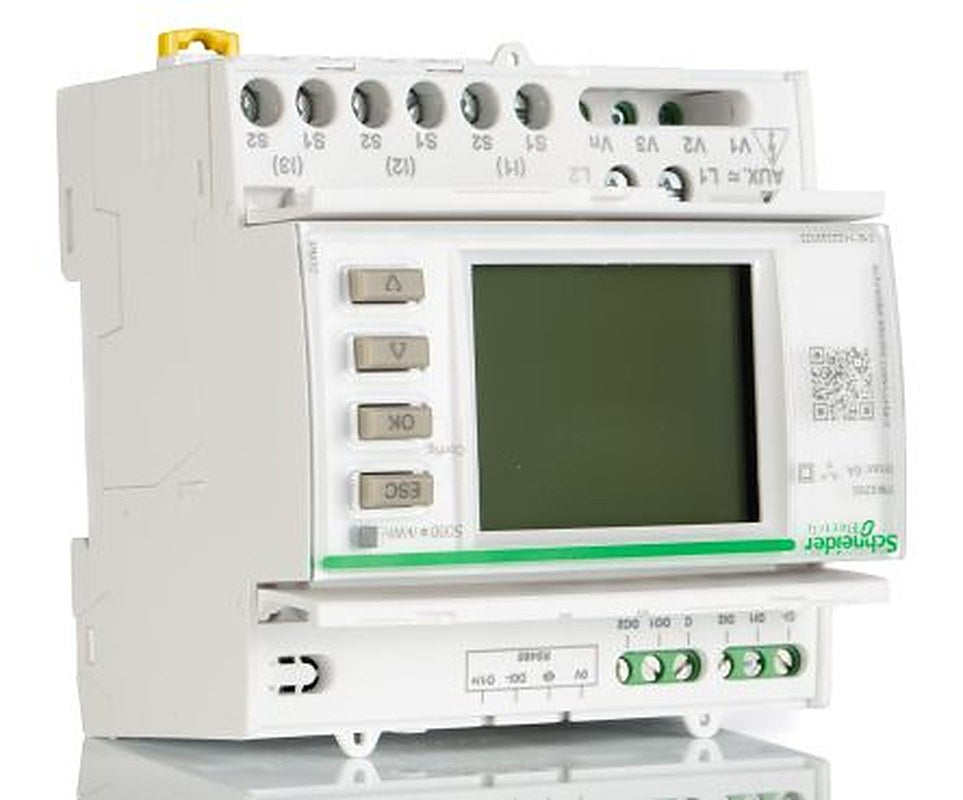 Schneider Electric 3 Phase LCD Backlight Energy Meter, Type Digital