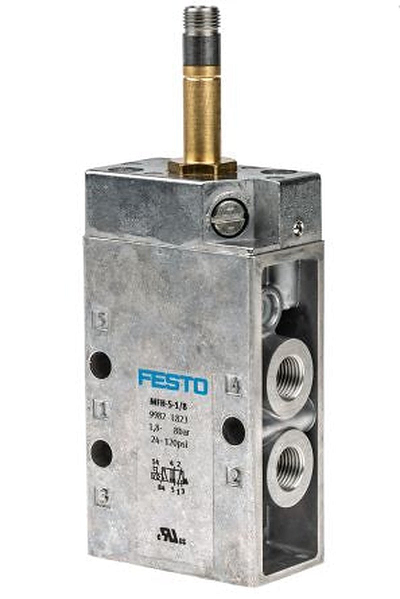 Festo Pneumatic Solenoid Valve - 5/2 Way, Monostable Electric G MFH Series