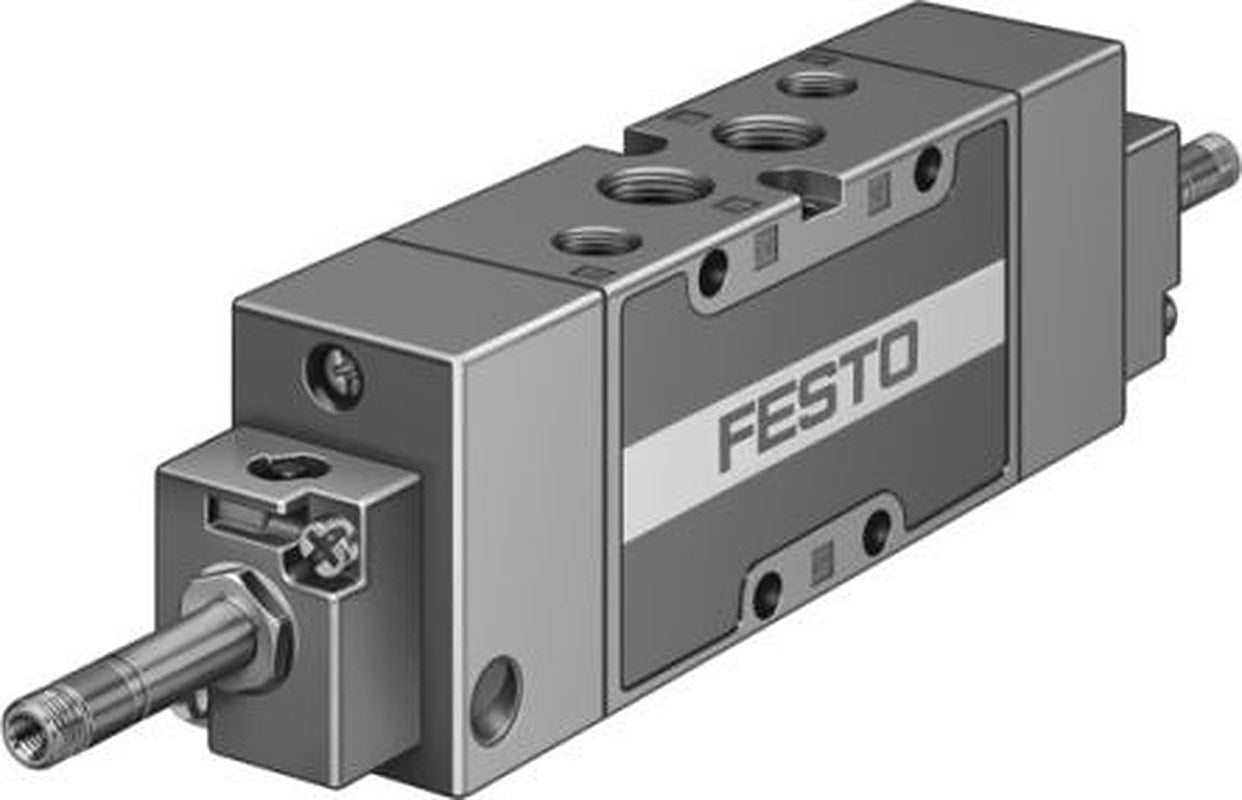 Festo Solenoid Valve MFH-5/3E-1/4-B-EX, 5 Port, Solenoid 10 mm, 10 mm
