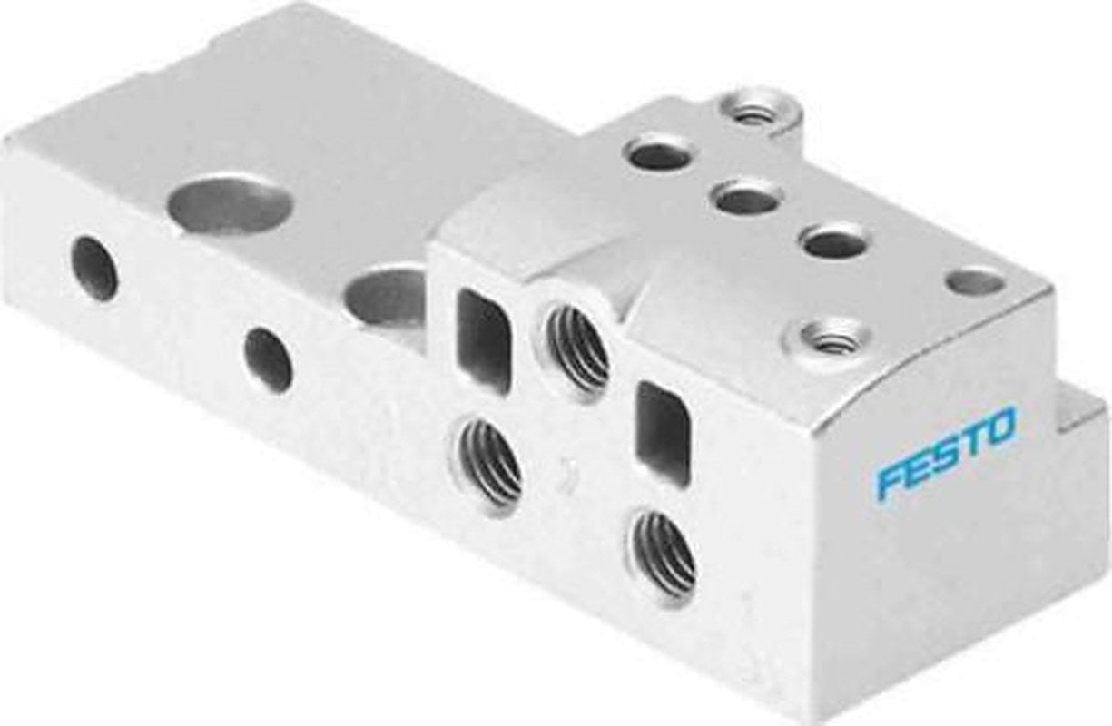 Festo MH series Metric Sub-Base for use with Manifold Block Valves MHA2, 197438