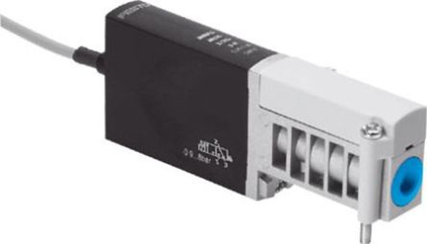 Festo Pneumatic Solenoid/Pilot-Operated Control Valve - 3/2 Closed Monostable Electric Metric MHA3-M1H-3/2G-3-K Series