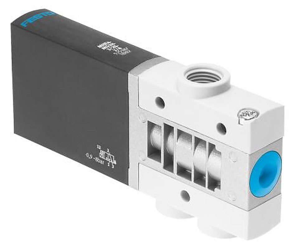 Festo Solenoid Valve - 3/2 Closed Monostable Electric Metric MHE4 Series 24V dc