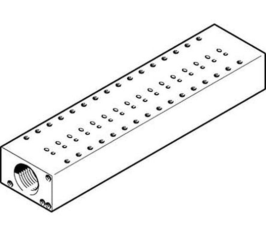 Festo MHJ10 series 16 station G Manifold for use with Valves, 557608