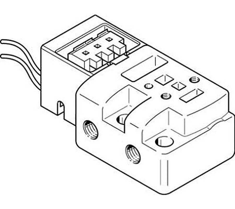 Festo MHP1 series 2 station Sub-Base for use with Valves, 197186