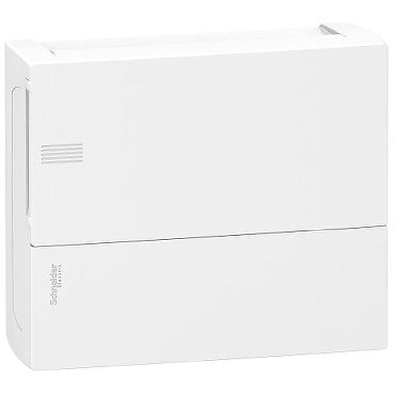Enclosure, Resi9 MP, surface mounting, 1 row of 12 modules, IP40, white door, 1 earth + 1 neutral terminal blocks (Enclosure Resi9 MP) is a Schneider Electric product. Designed for reliable performance and long service life. Available across Iraq — contact us for pricing and delivery options.
